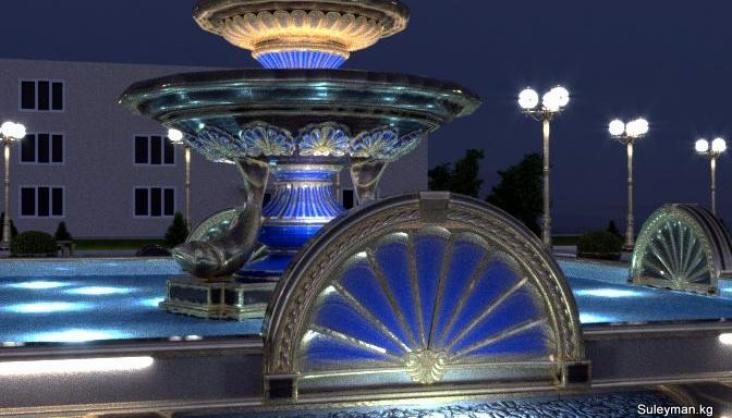 Дизайн фонтанов в Бишкеке.