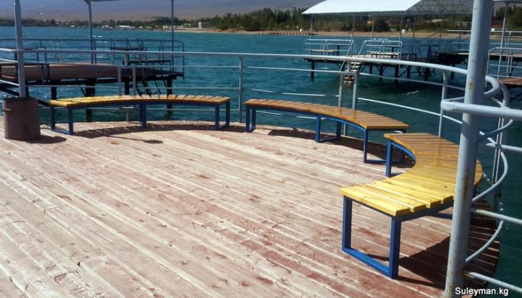 Купить скамейки на пляж Иссык-Куль
