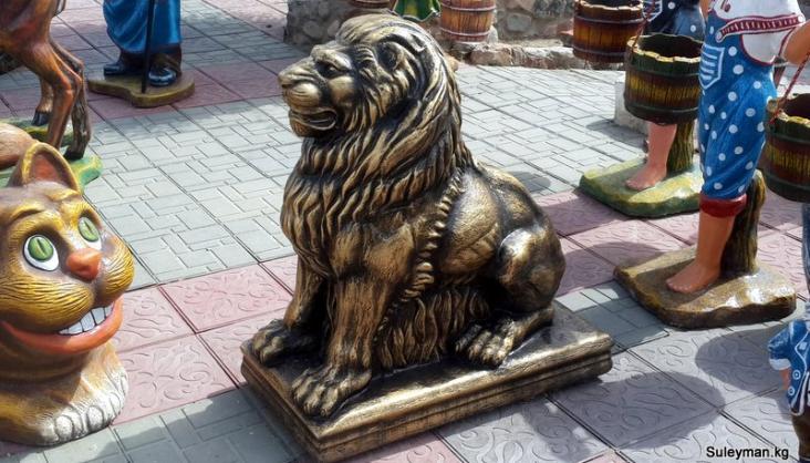 Скульптура льва купить в Бишкеке.