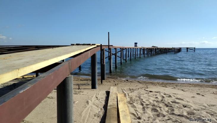 Проектирование и строительство пирса в Иссык-Кульской области.