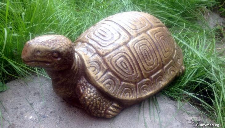 Садово-парковая скульптура черепахи купить в Бишкеке и Балыкчы.
