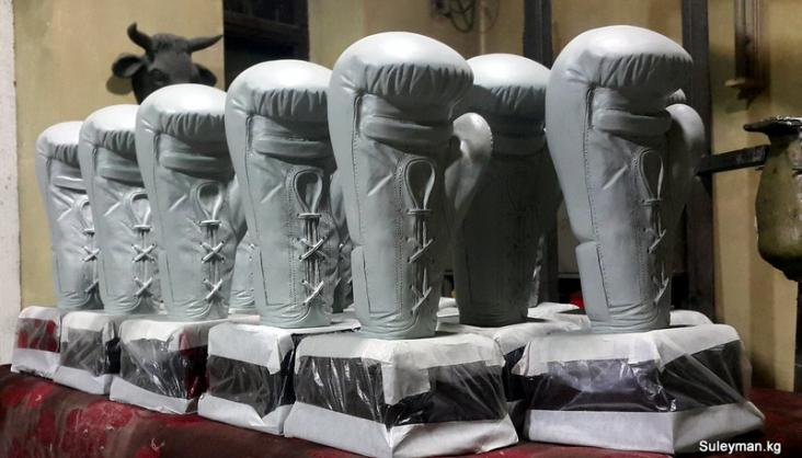 Памятные награды на турнир по боксу