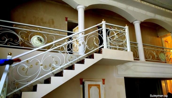 Ограждение на бетонную лестницу Кыргызстан