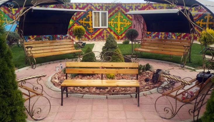 Скамейки в пансионат Иссык-Куль.