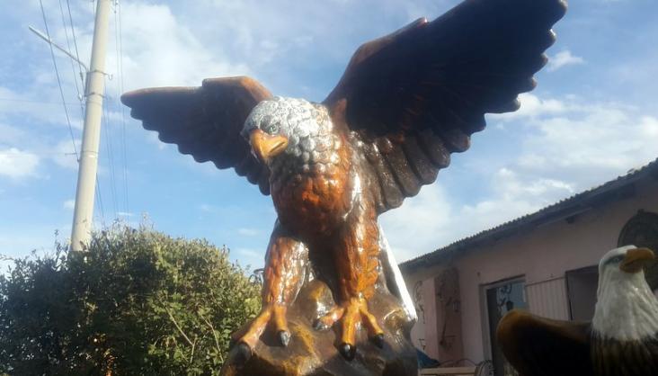 Фигурка орла из бетона купить в Бишкеке и Балыкчы.